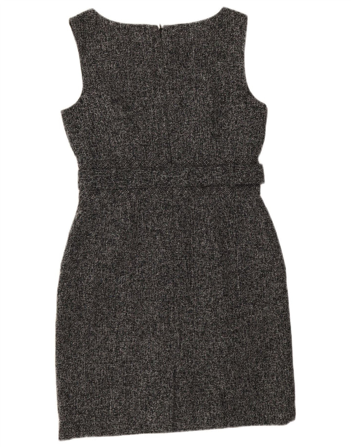 Banana Republic Womens Petite Sheath Dress US 8 Medium Grey Flecked