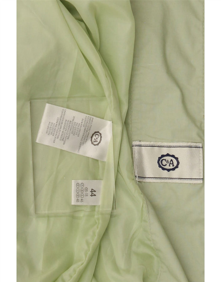 C&A Womens Bomber Jacket UK 18 XL  Green Polyester Vintage C&A and Second-Hand C&A from Messina Hembry 