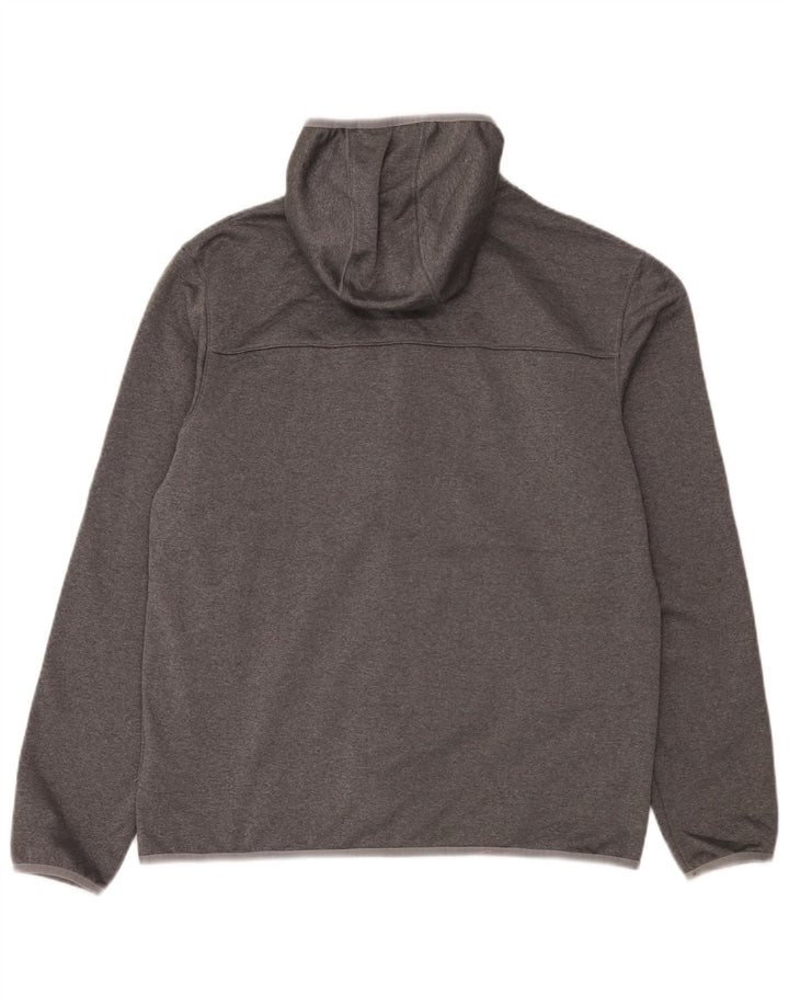 The North Face Herre hættetrøje med lynlås, stor grå polyester