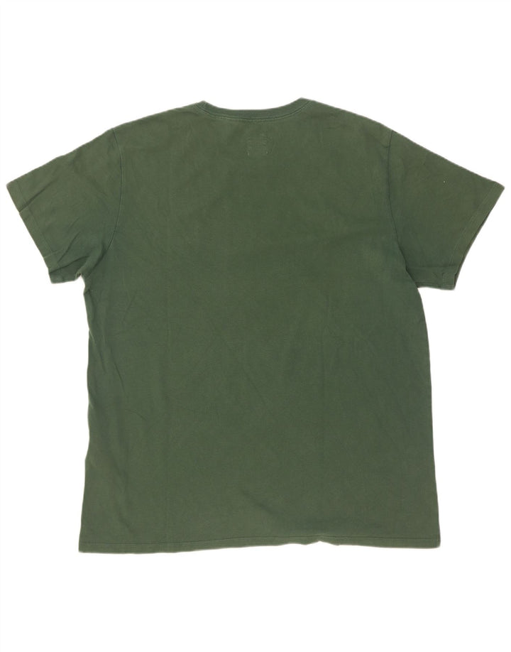 Levi's Herre Standard Fit T-Shirt Top Stor Grøn Bomuld