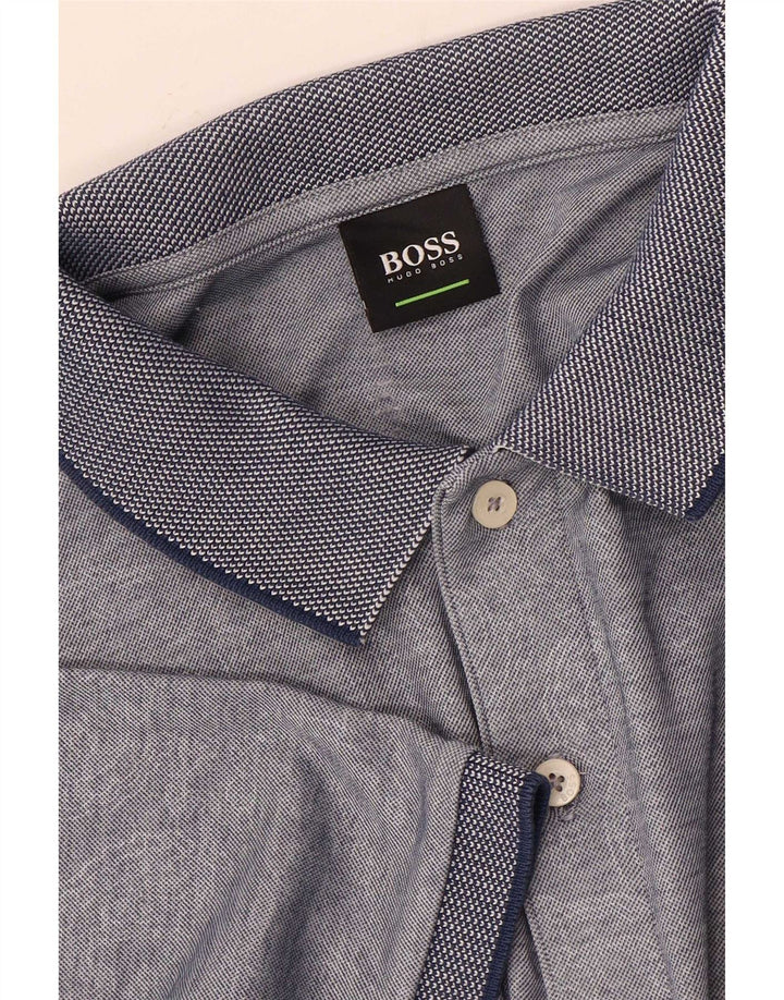 Hugo Boss herre poloshirt XL marineblå