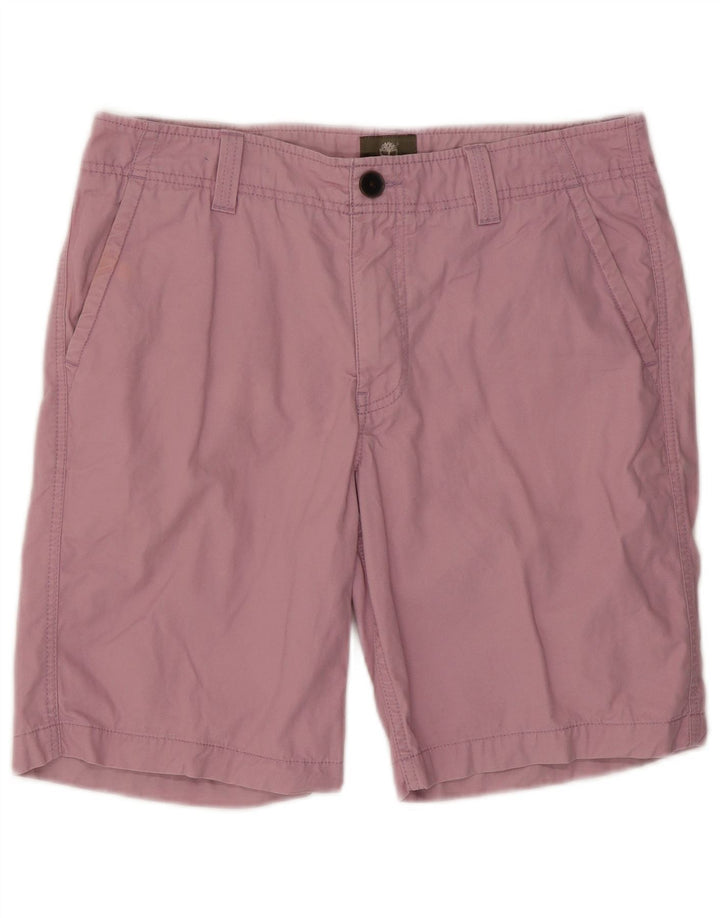 Timberland Herre Chino Shorts W32 Medium Pink Bomuld