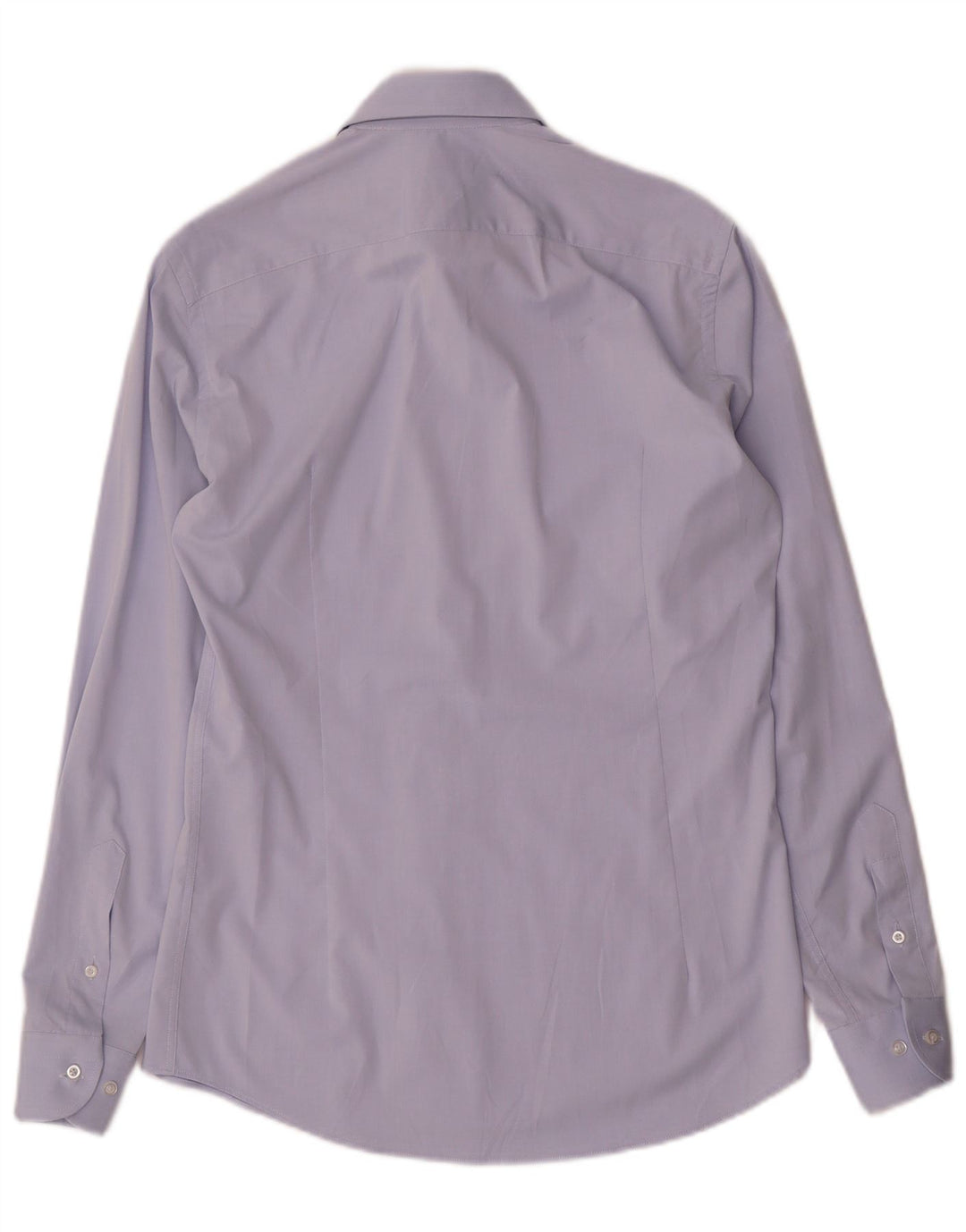 Coveri Herre Slim Fit Skjorte Størrelse 38 15 Medium Blue Microfibers