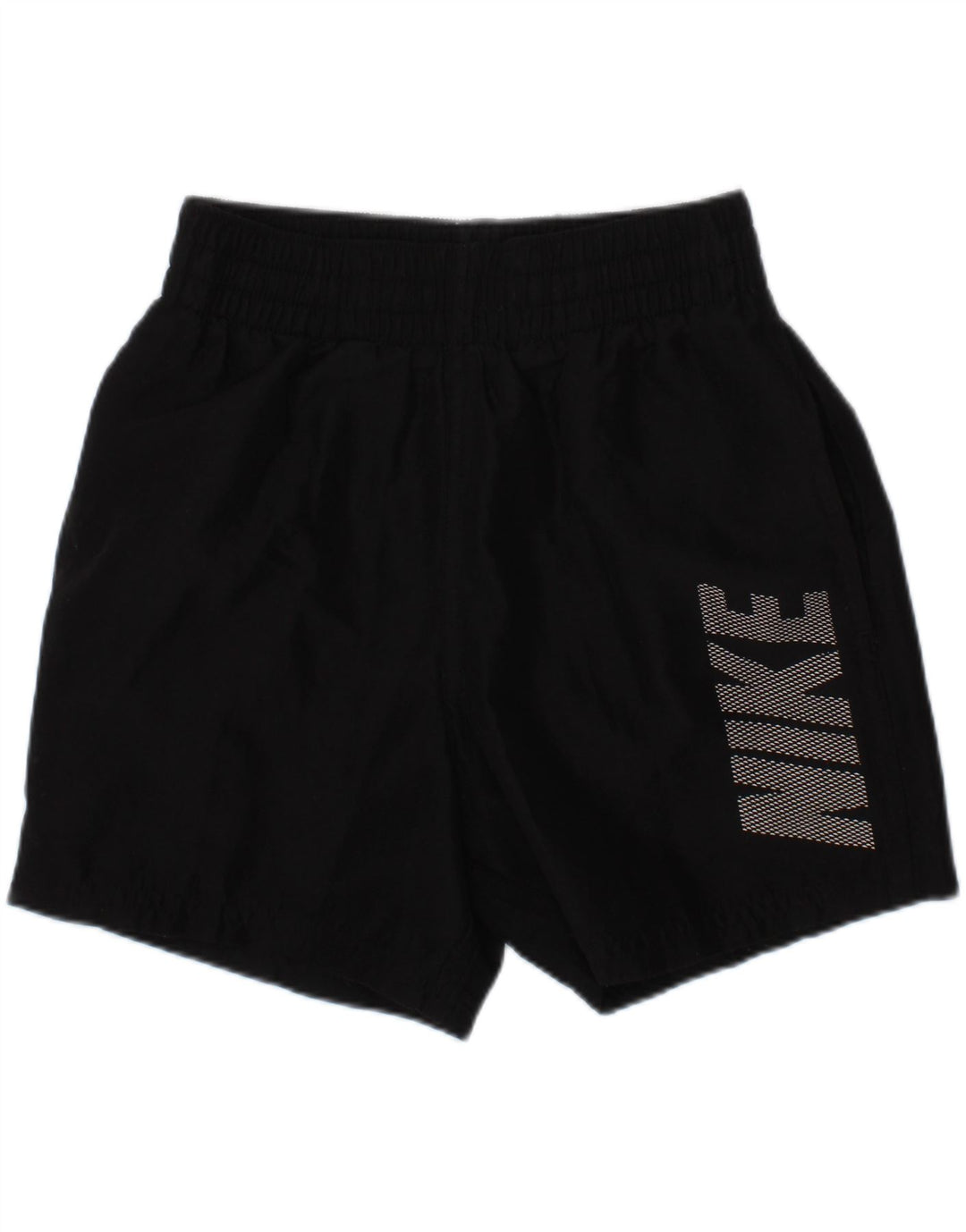 NIKE Boys Dri Fit Graphic Sport Shorts 8-9 Years Small   Black Polyester Vintage Nike and Second-Hand Nike from Messina Hembry 