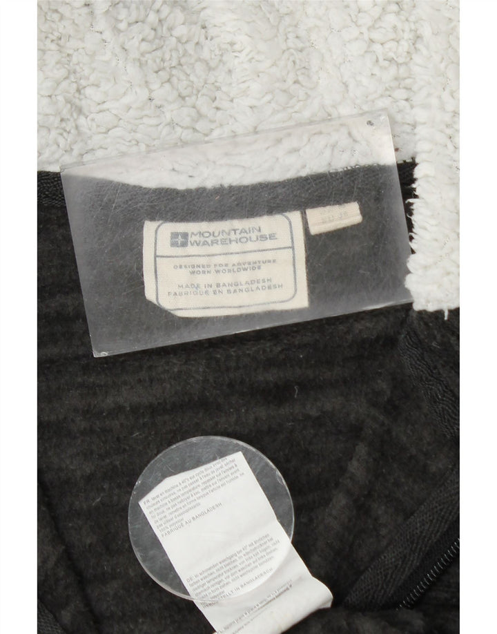 Mountain Warehouse Sherpa Fleecejakke til kvinder UK 10 Small Black Flecked