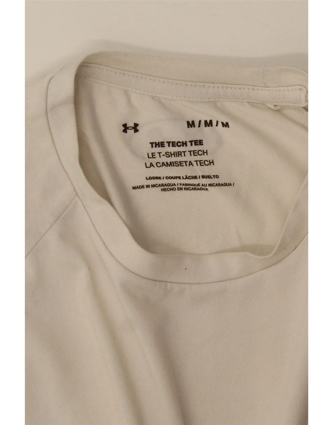 Under Armour Herre T-Shirt Top Medium White