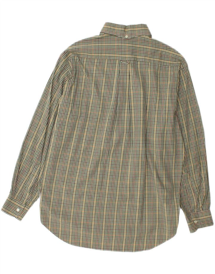 BENETTON Mens Shirt Small Multicoloured Check Cotton Vintage Benetton and Second-Hand Benetton from Messina Hembry 