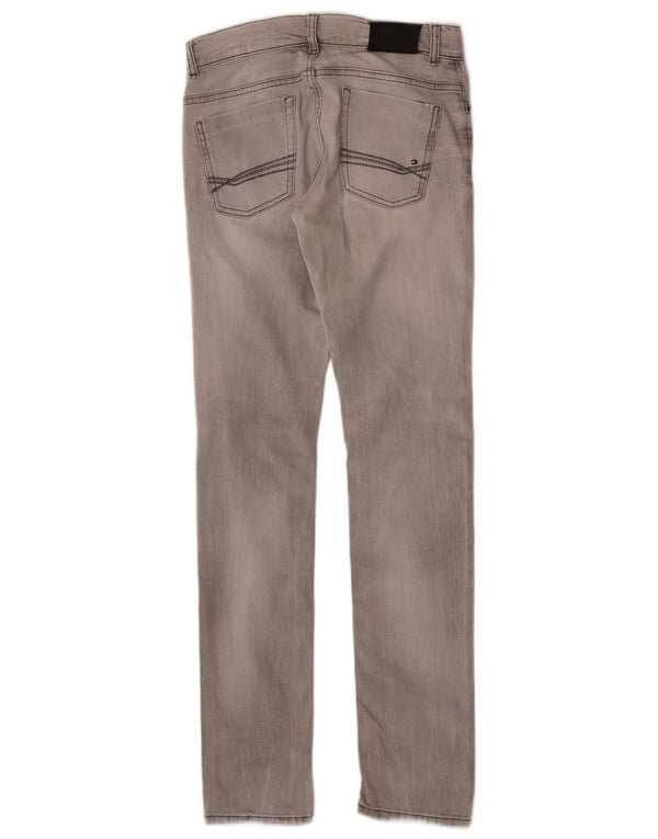 Tommy Hilfiger Piger Slim Jeans 15-16 år W28 L32 Grå Bomuld