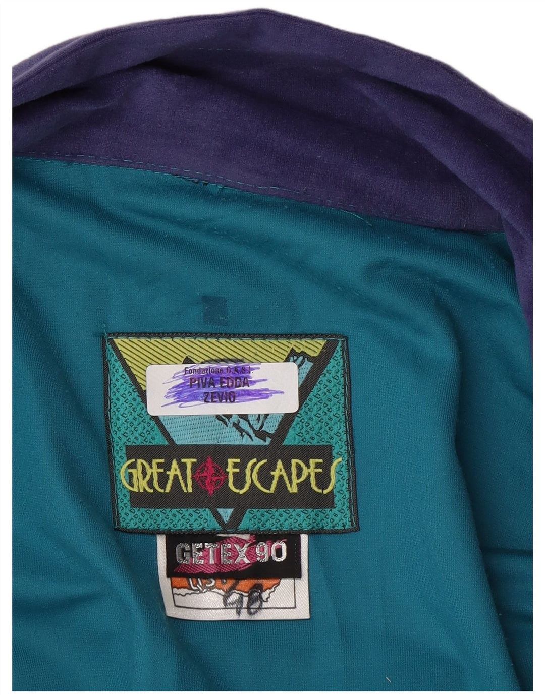 Great Escapes Herre træningsdragt Topjakke IT 48 Medium Blue Colourblock