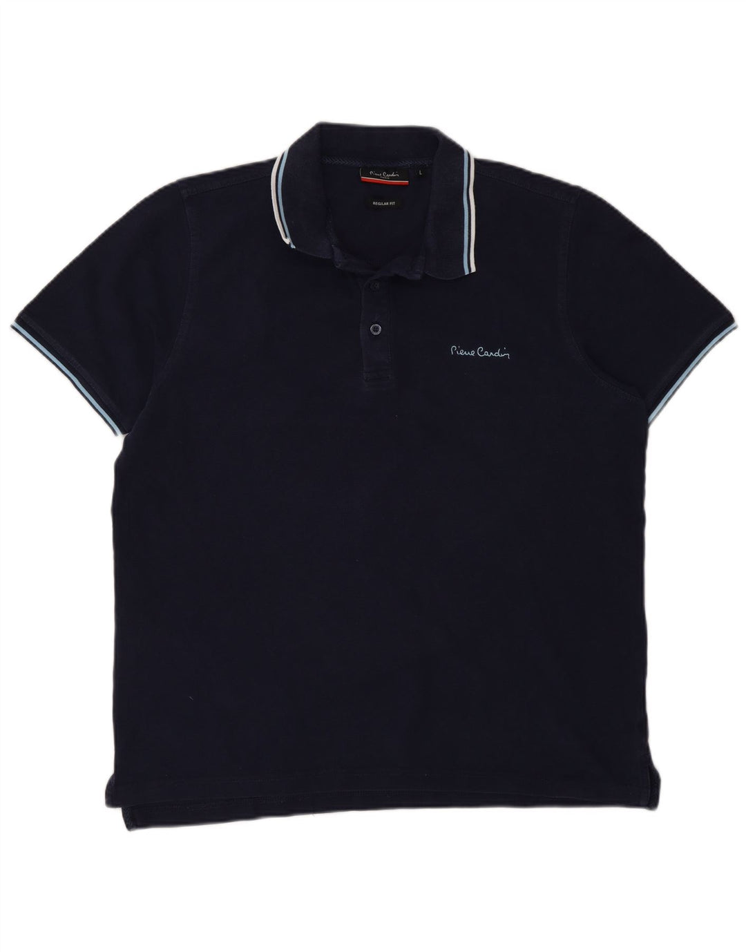 Pierre Cardin Herre Regular Fit Polo Shirt Large Navy Blue