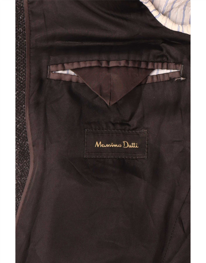 Massimo Dutti Herre Overfrakke EU 48 Medium Grå