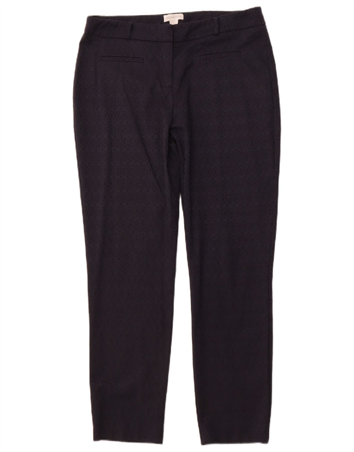 MONSOON Dame Casual Bukser UK 14 Large W34 L29 Navy Blue