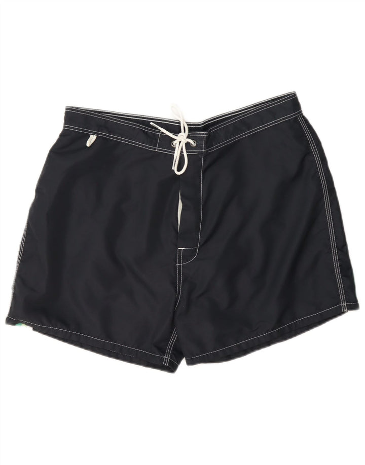 Sundek Herre badeshorts Medium Marineblå Colourblock Nylon