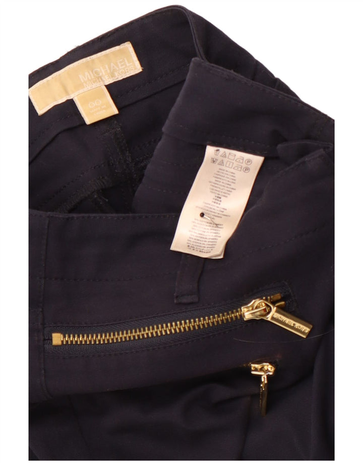 MICHAEL KORS Dame Skinny Casual Bukser US 00 2XS W26 L28 Marineblå