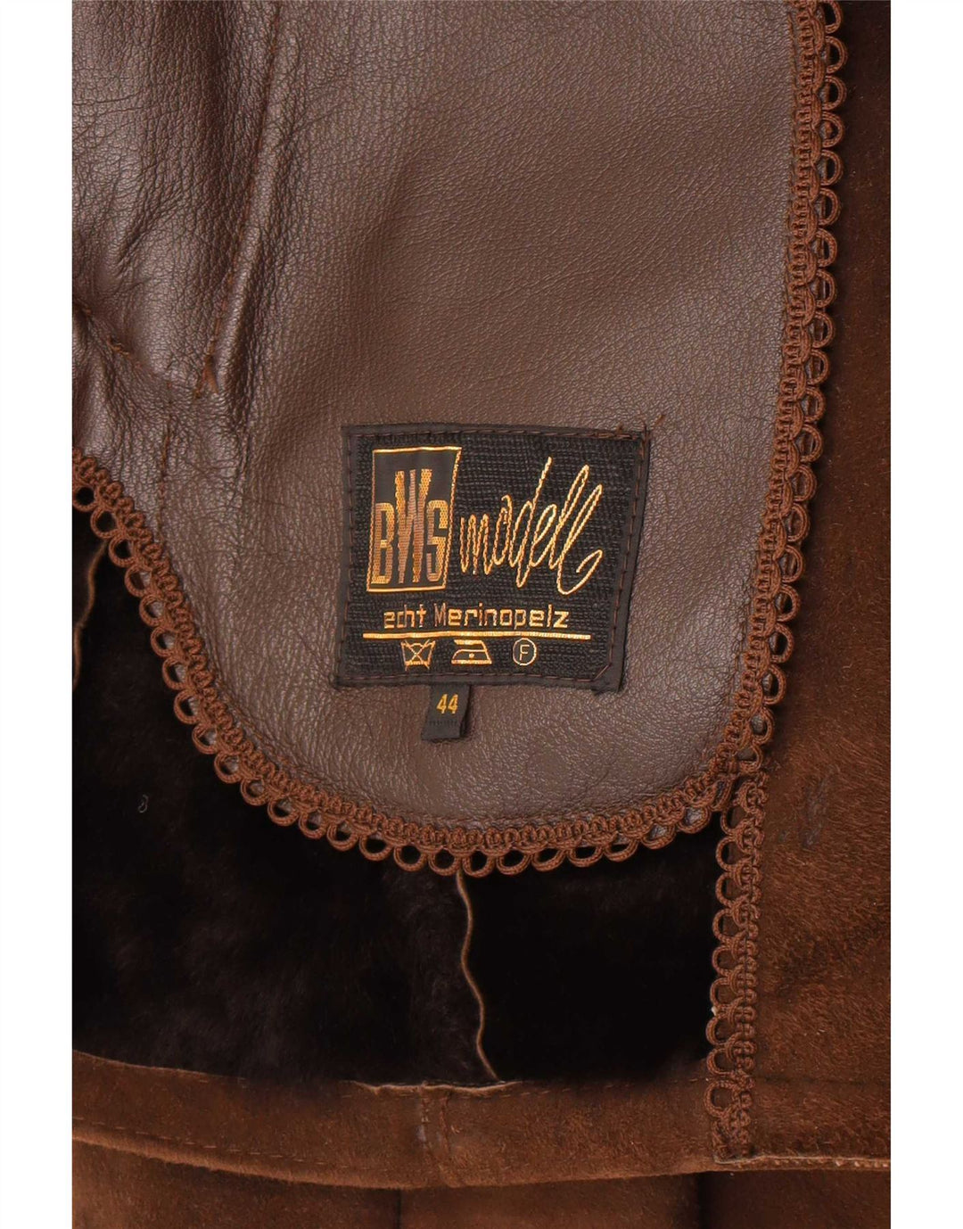 BWS Shearling Coat til kvinder EU 44 XL Brun