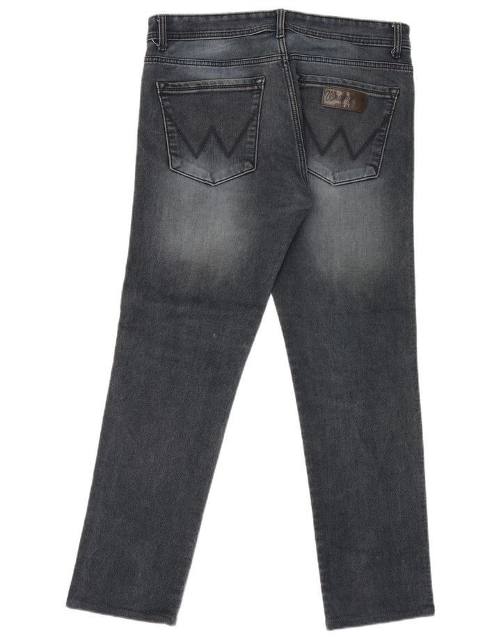 Wrangler Straight Jeans til mænd W36 L30 blå bomuld