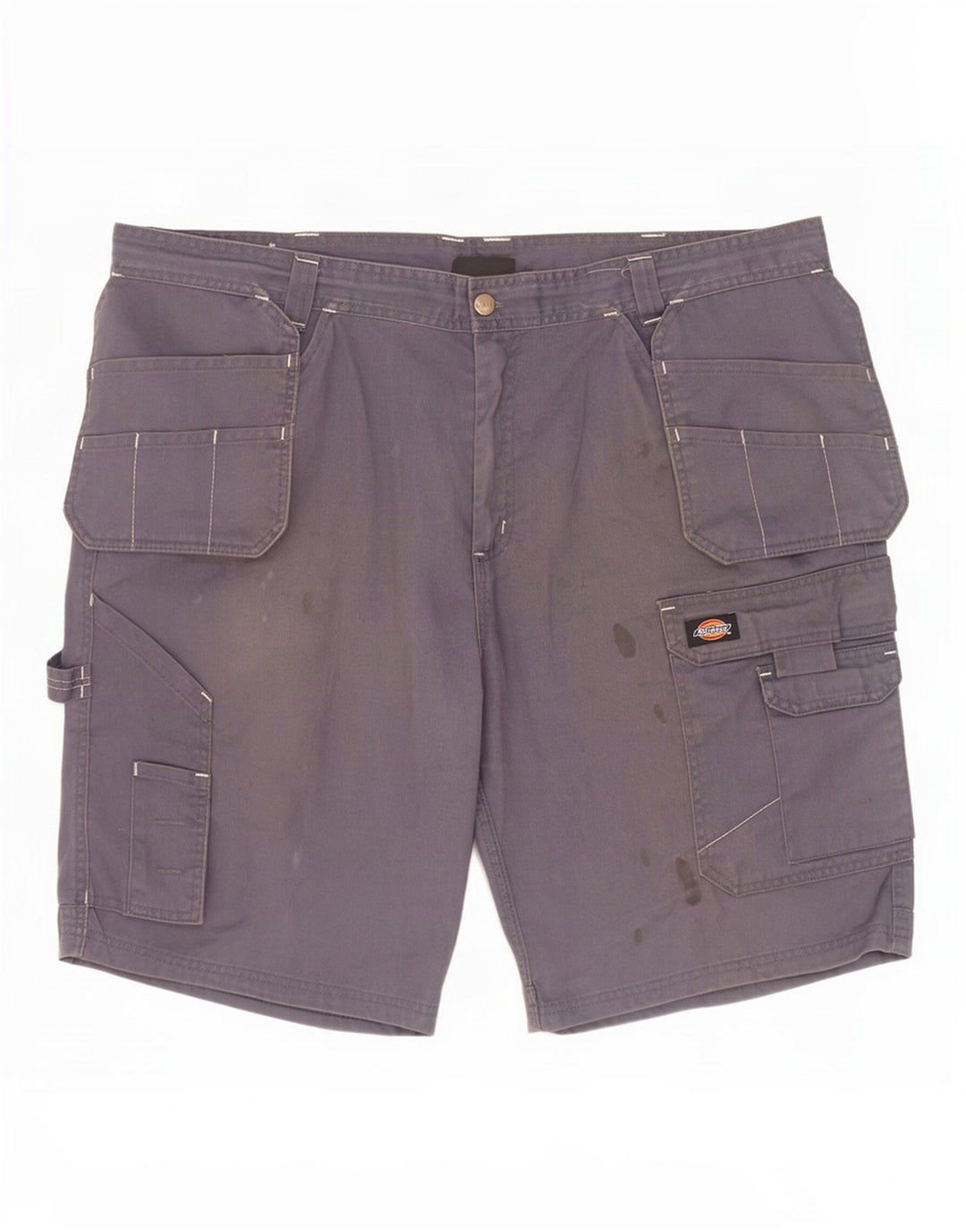 Dickies Herre Cargo Shorts W42 2XL Grå Polyester