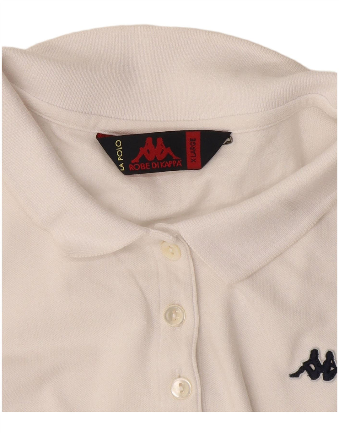 Kappa Dame Polo Shirt UK 18 XL Hvid