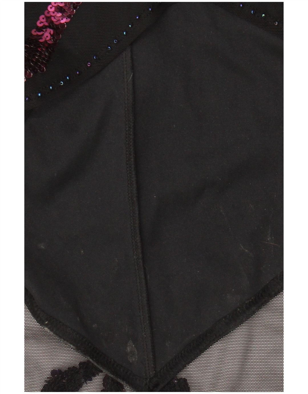 Linea Dame Ærmeløs Asymmetrisk Kjole UK 14 Medium Sort Paisley