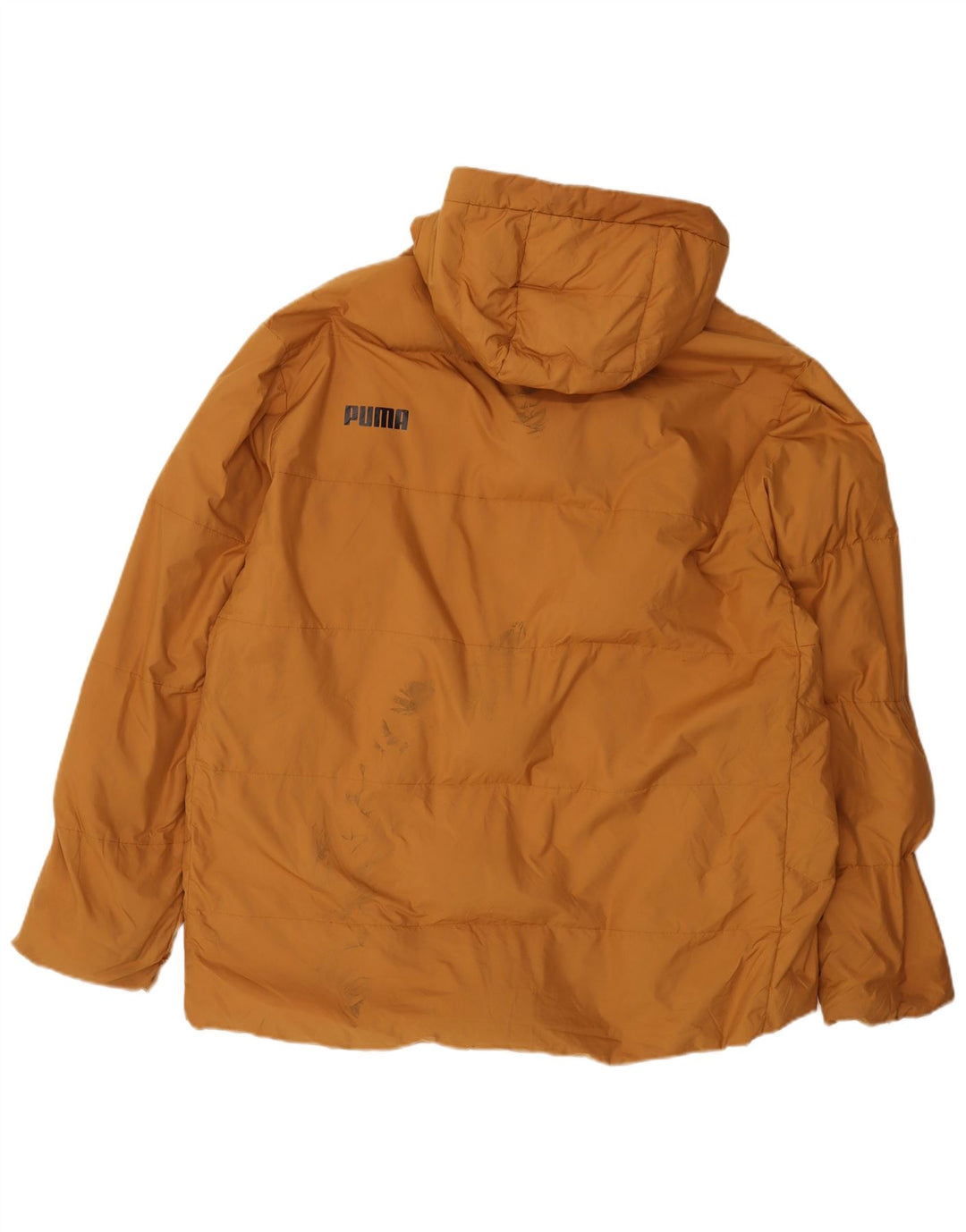 Puma Herre hættepolstret jakke UK 42 XL Beige Polyester