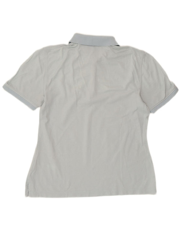 TOMMY HILFIGER Womens Polo Shirt UK 14 Large Blue Cotton