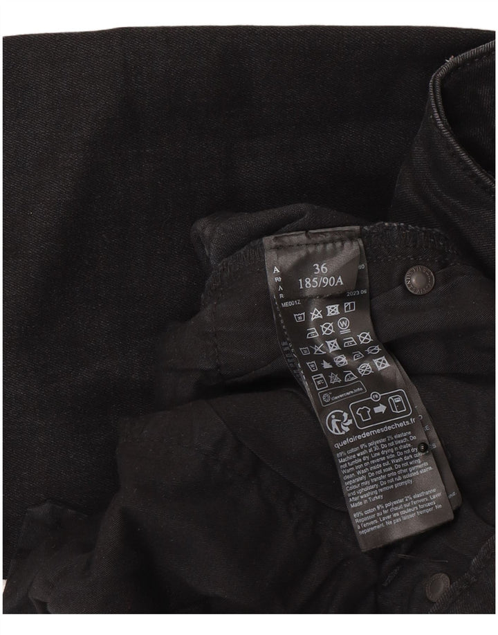 All Saints Herre Ronnie Slim Jeans W36 L30 Sort Bomuld