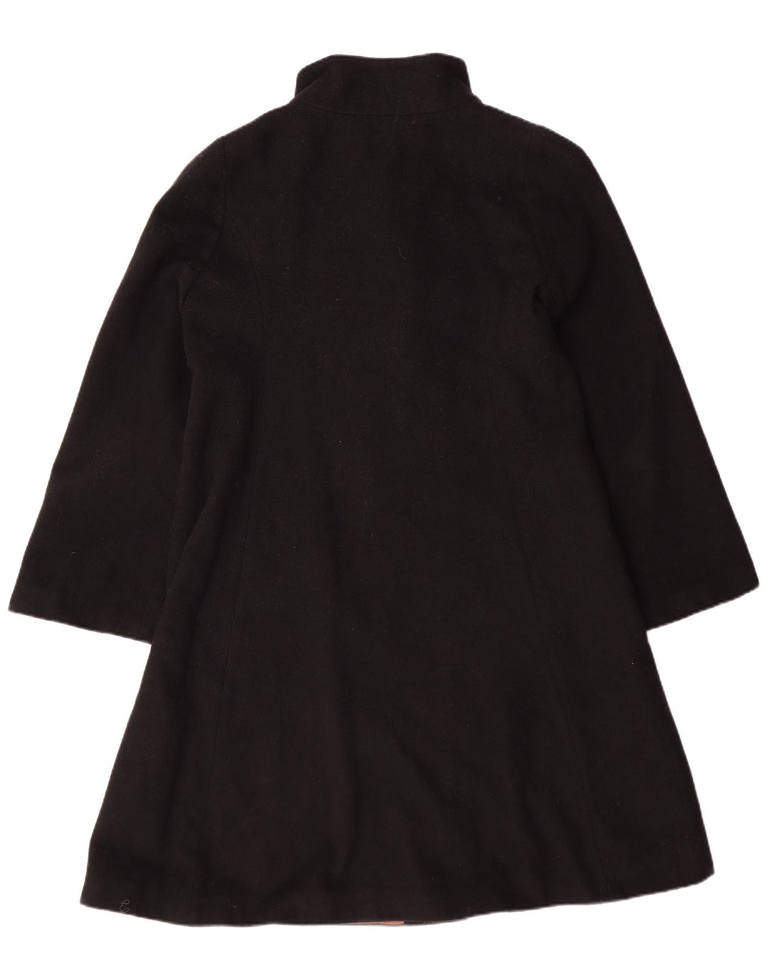 LAURA ASHLEY Dameoverfrakke UK 12 Medium Sort Uld