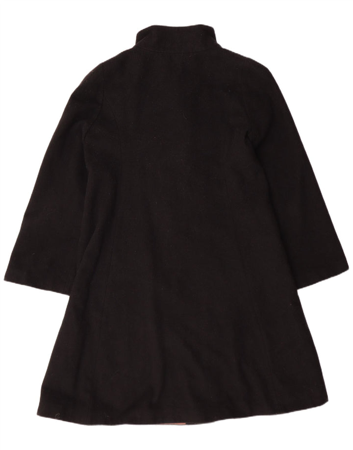 LAURA ASHLEY Dameoverfrakke UK 12 Medium Sort Uld