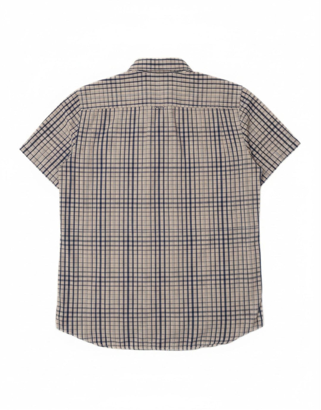 TOMMY HILFIGER Mens Custom Fit Shirt Medium Blue Check Classic