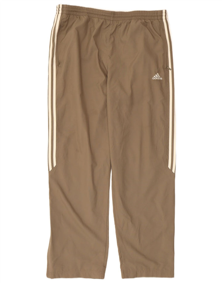 ADIDAS Træningsdragtsbukser til mænd UK 44/46 Large Beige Polyester