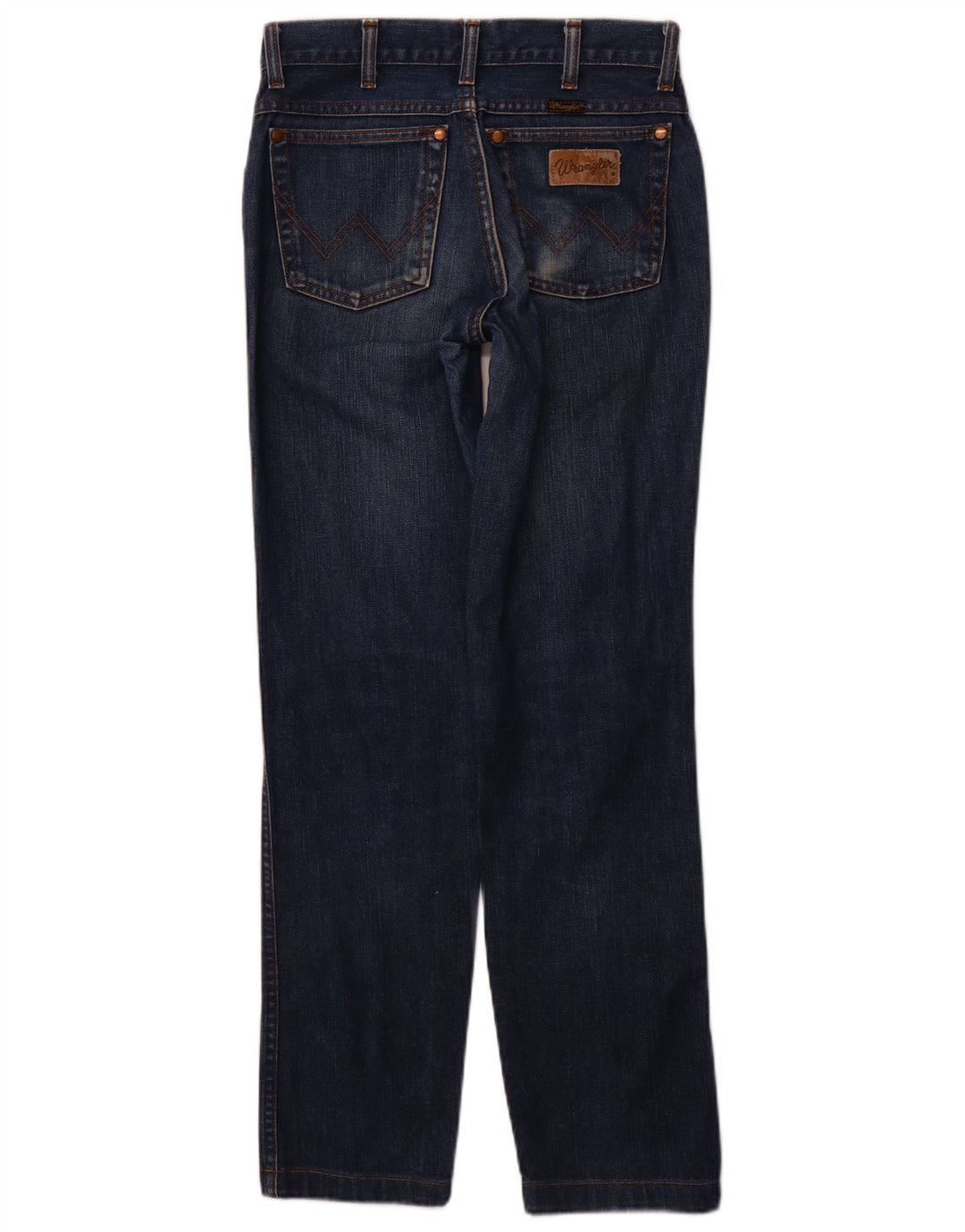 WRANGLER Womens Evolution Straight Jeans W29 L30 Navy Blue Cotton