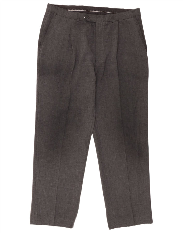 Marks & Spencer Herre Pegged Suit Bukser W34 L28 Grå