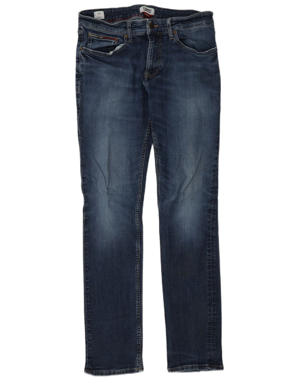 Tommy Hilfiger Mens Scanton Slim Jeans W32 L34 Navy Blue Cotton
