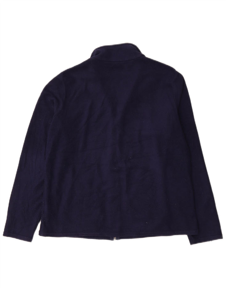 Marks & Spencer Dame Fleece Gilet UK 18 XL Navy Blue Polyester