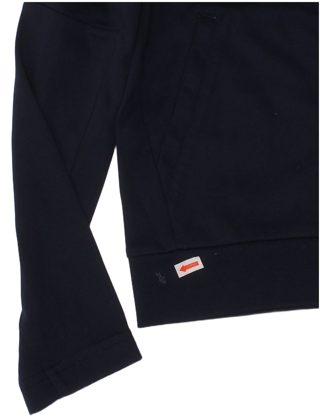 NIKE hættetrøje med lynlås til drenge 6-7 år Stor marineblå farveblok