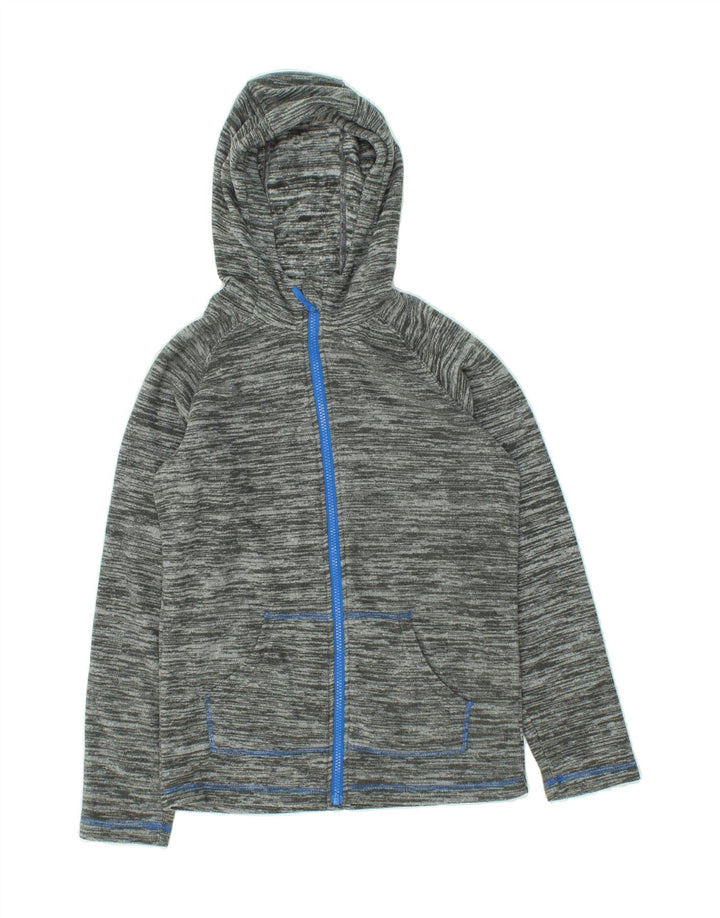 MOUNTAIN WAREHOUSE Boys Hooded Fleece Jacket 11-12 Years Grey Flecked Vintage Mountain Warehouse and Second-Hand Mountain Warehouse from Messina Hembry 