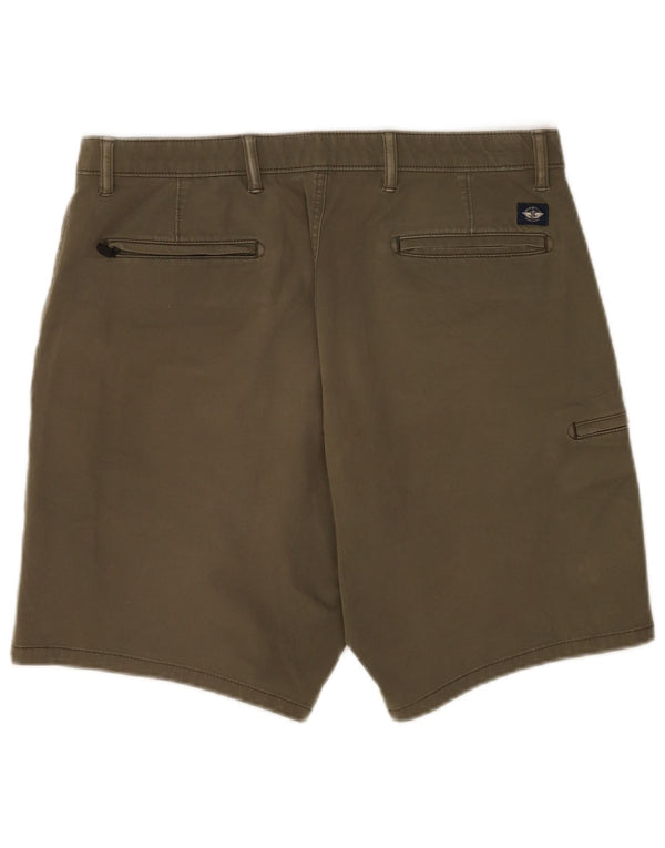 Dockers Herre Cargo Shorts W34 Large Khaki Bomuld