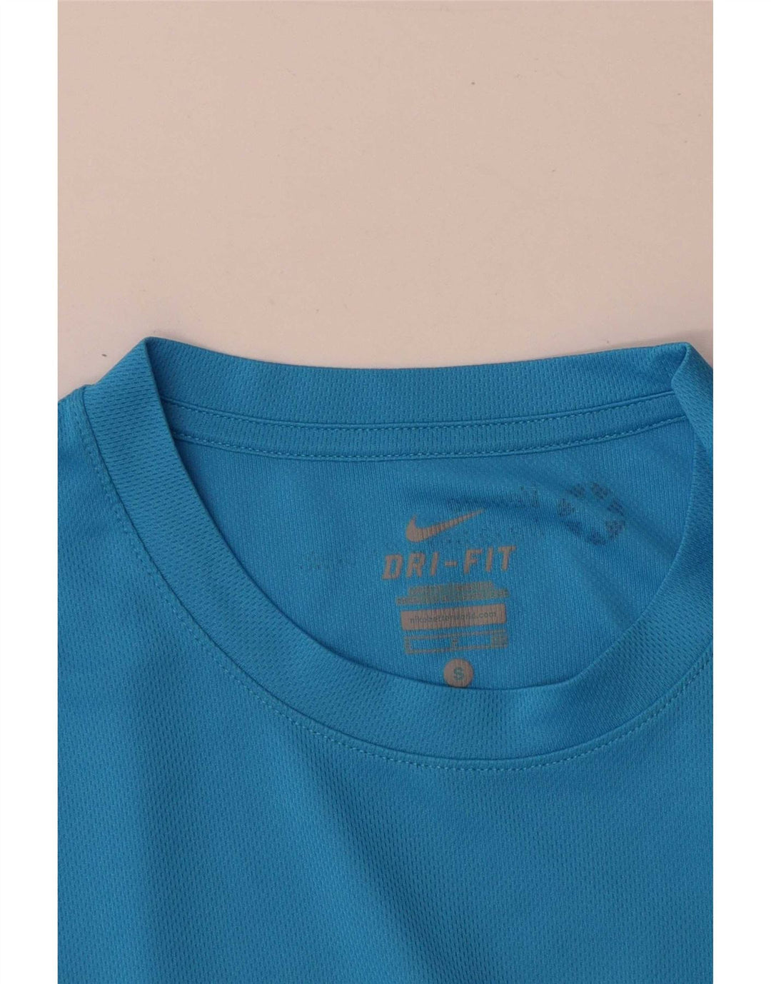 Nike Herre Dri Fit Grafisk T-Shirt Top Lille Blå