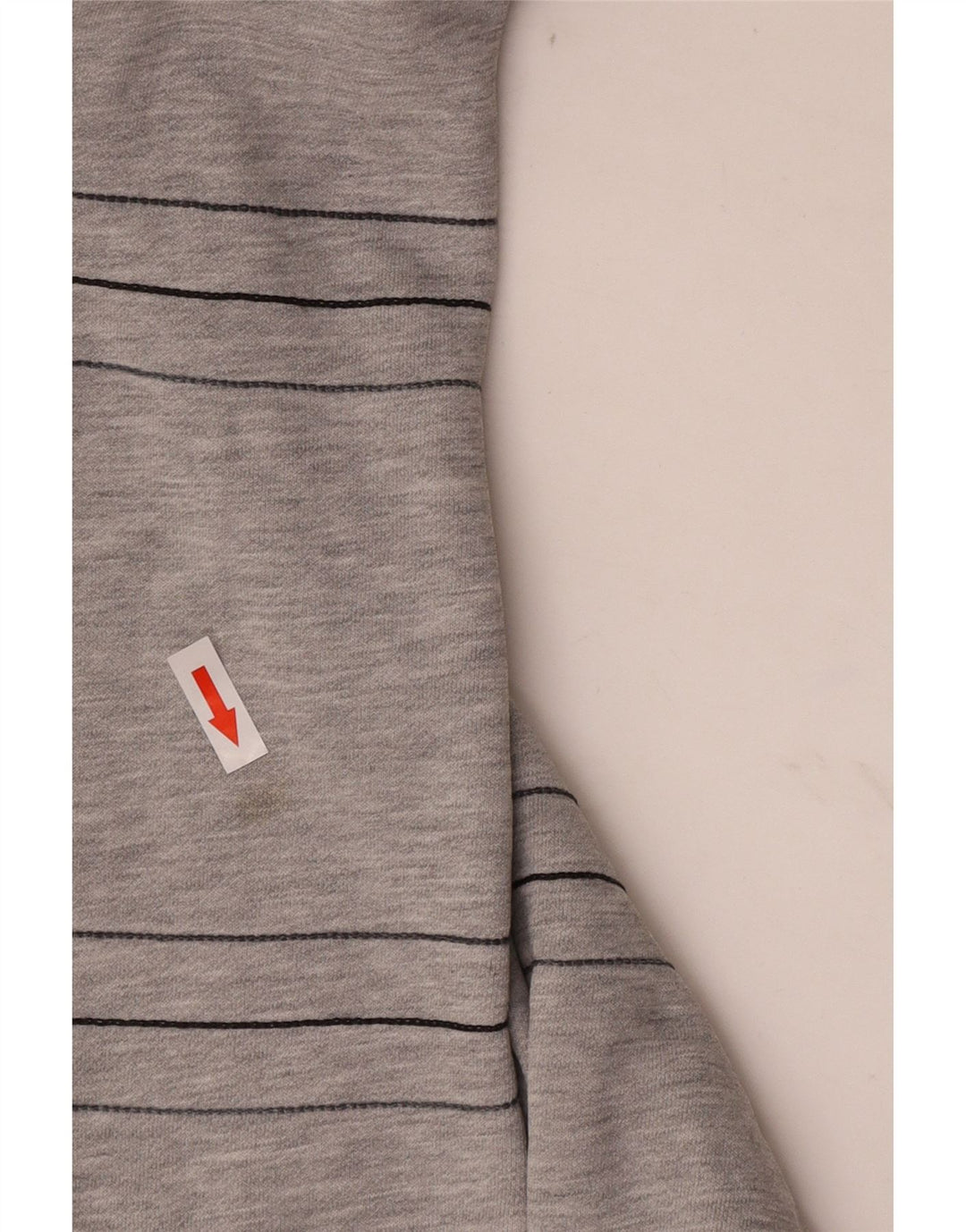 Adidas Sweatshirt til mænd, stor gråstribet bomuld