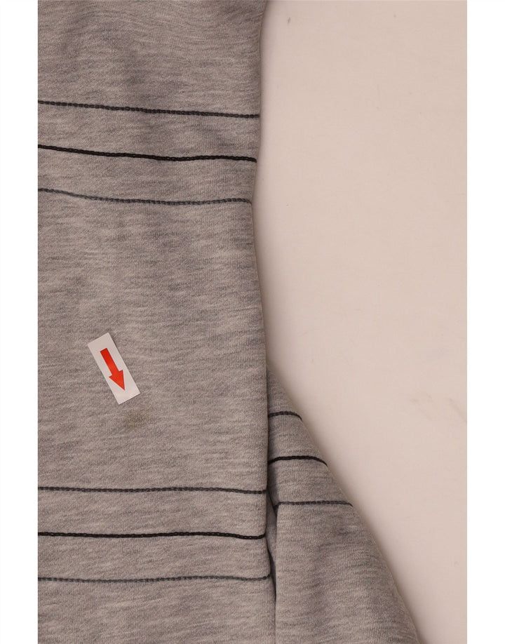 Adidas Sweatshirt til mænd, stor gråstribet bomuld
