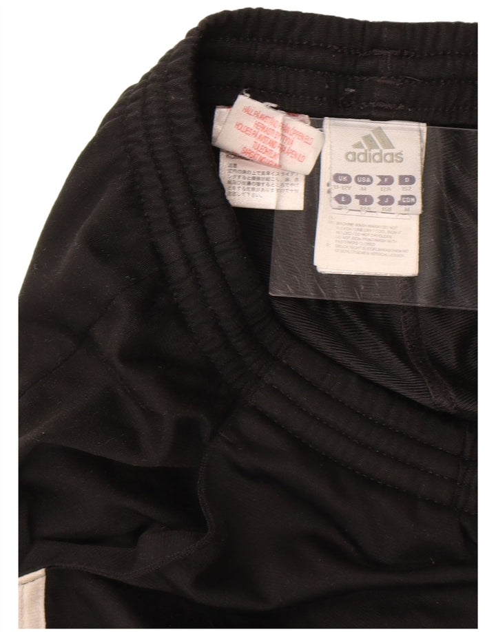 Adidas Drenge Træningsdragt Bukser Joggers 11-12 År Sort Polyester
