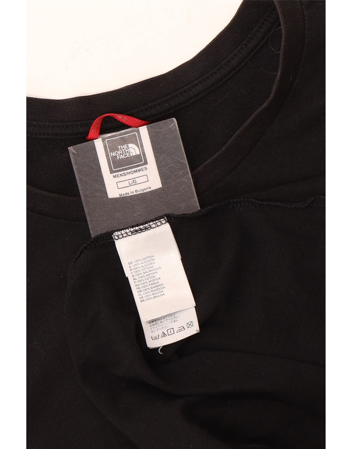 The North Face Herre T-Shirt Top Stor Sort Bomuld