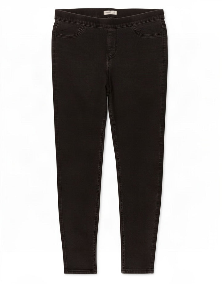 Marks & Spencer Dame Jegging Jeans UK 14 Medium W30 L29 Sort Bomuld