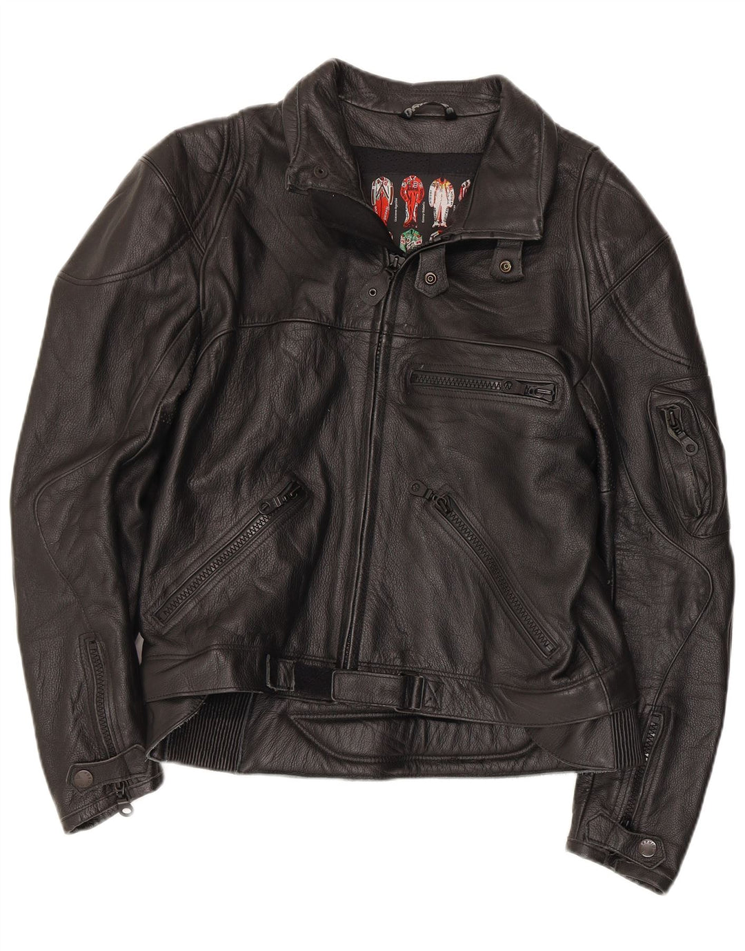 DAINESE Moto Racer læderjakke til kvinder EU 54 2XL Sort