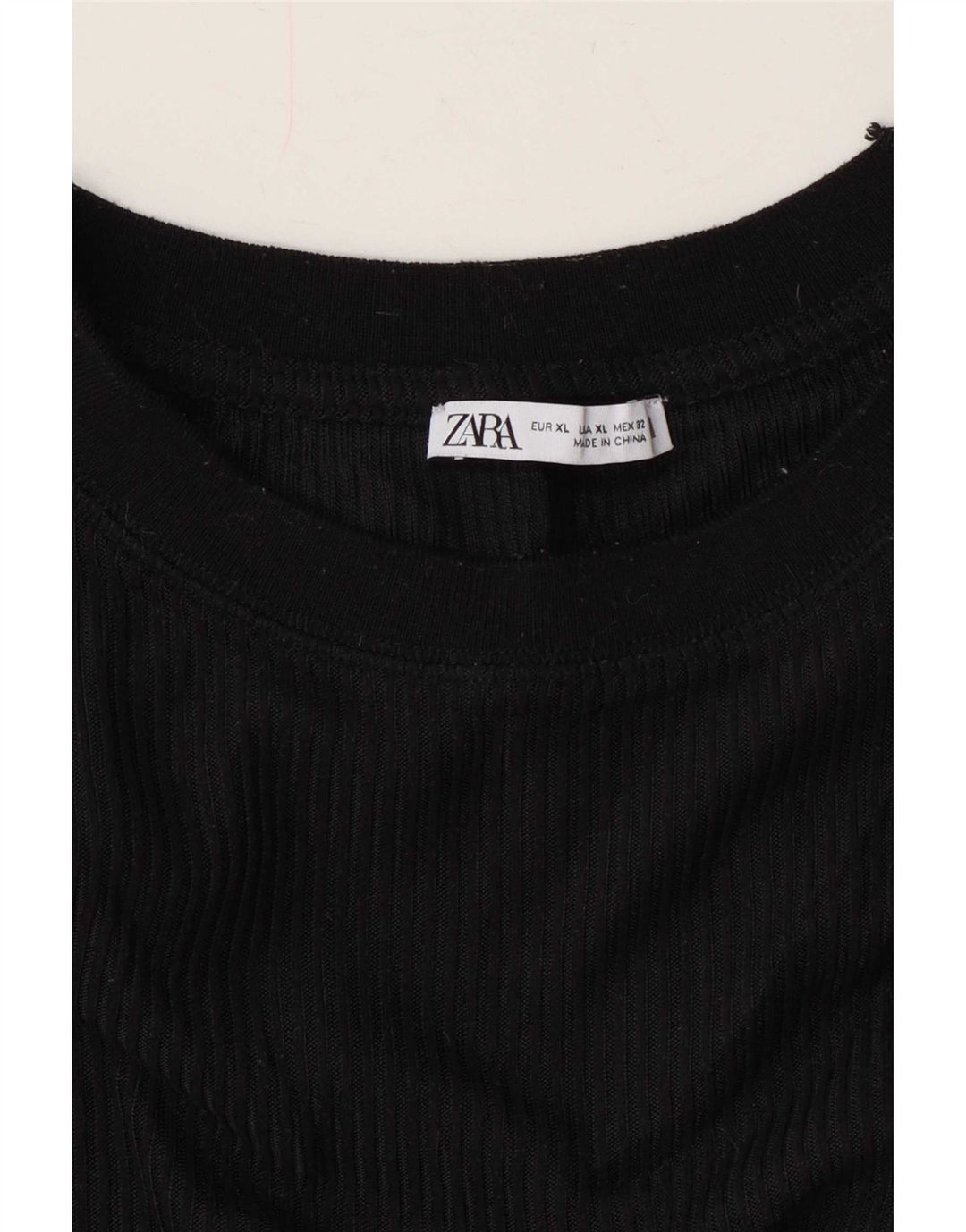Zara Herre Top Langærmet XL Sort