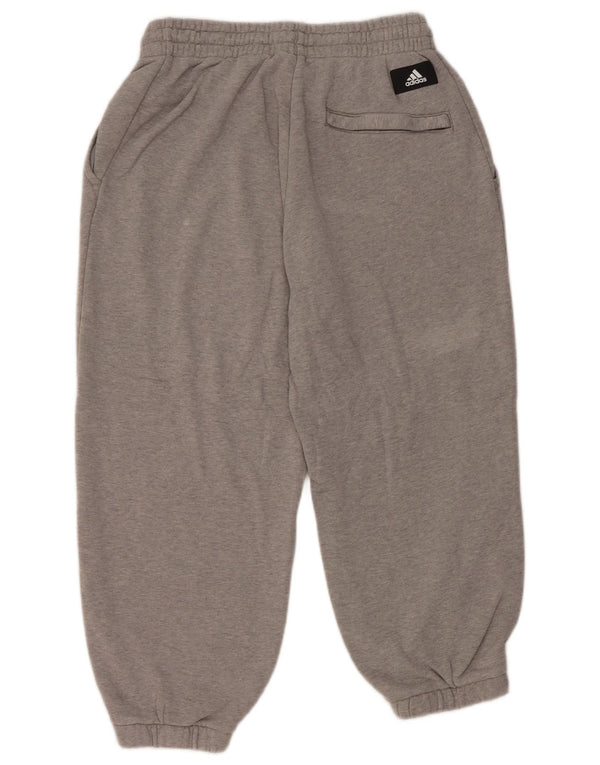 Adidas Dame Capri Loose Fit Træningsdragt Bukser Joggers UK 14 Large Grå