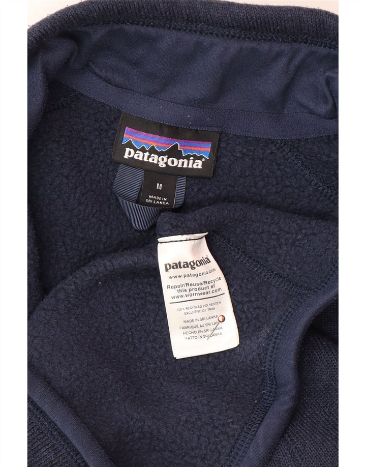 PATAGONIA Træningsdragt topjakke til kvinder UK 14 Mellem marineblå polyester