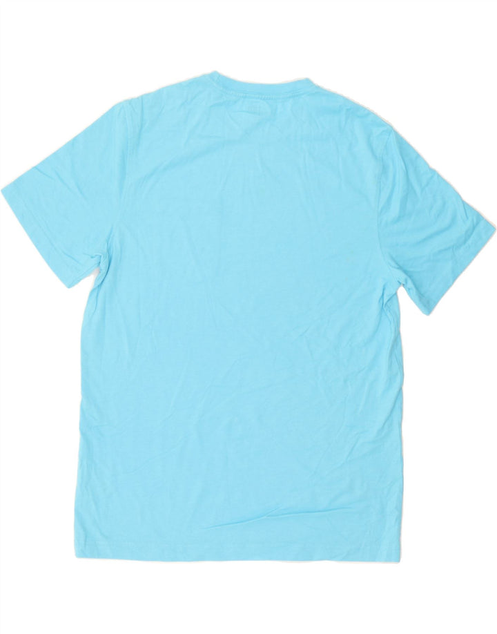 IZOD Mens Salt Water T-Shirt Top Medium Blue Cotton Vintage Izod and Second-Hand Izod from Messina Hembry 