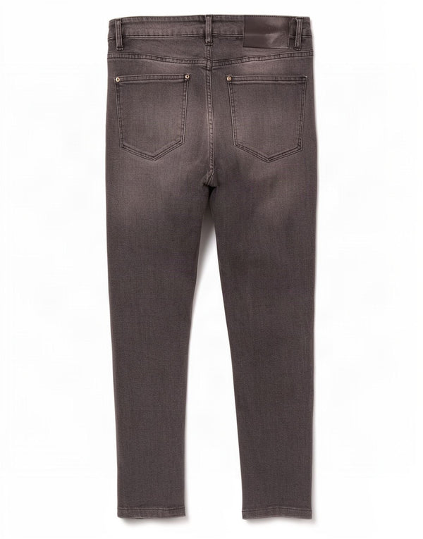 Zara Herre Skinny Jeans EU 42 Large W32 L27 Grå Bomuld