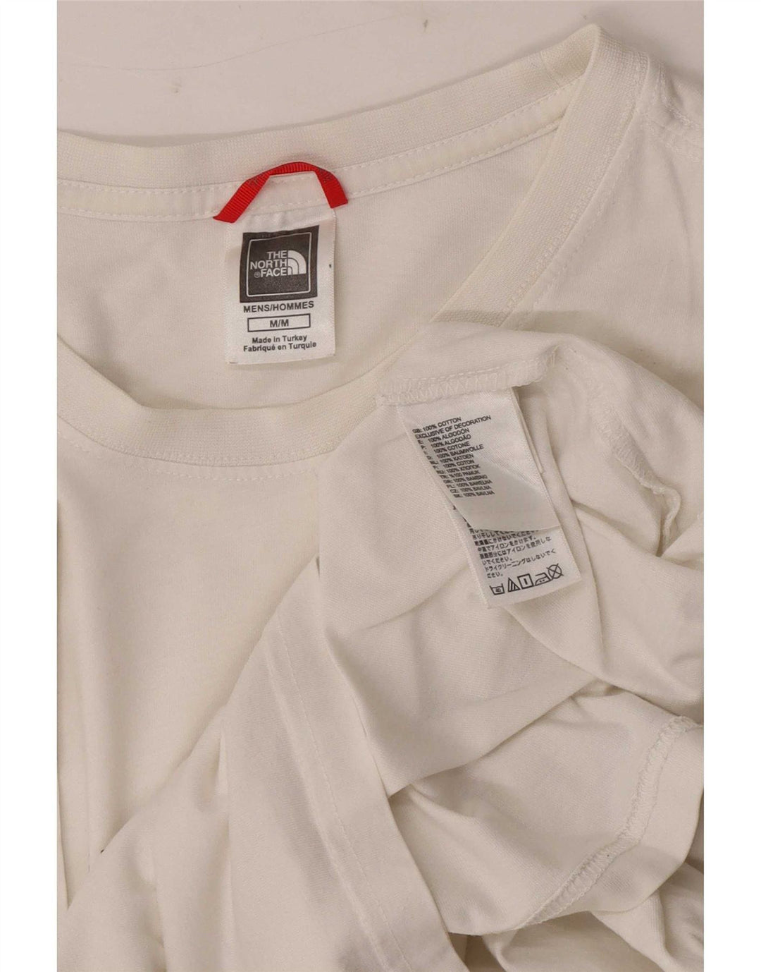 The North Face Herre T-Shirt Top Medium Hvid Bomuld